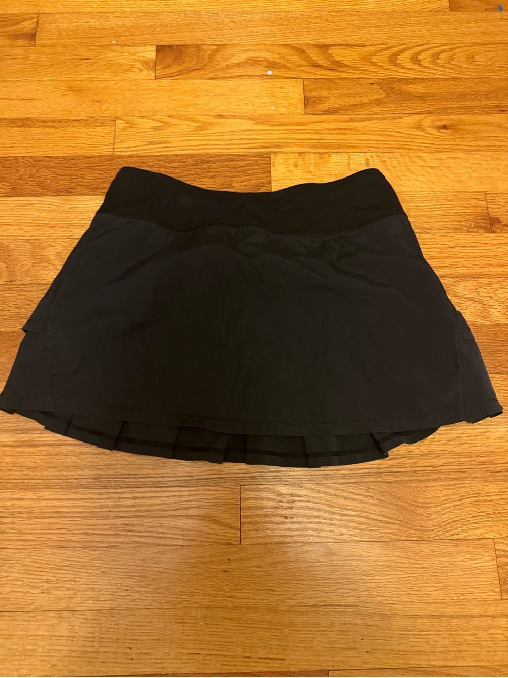 Ivivva Black Athletic Skort with Layered Hem